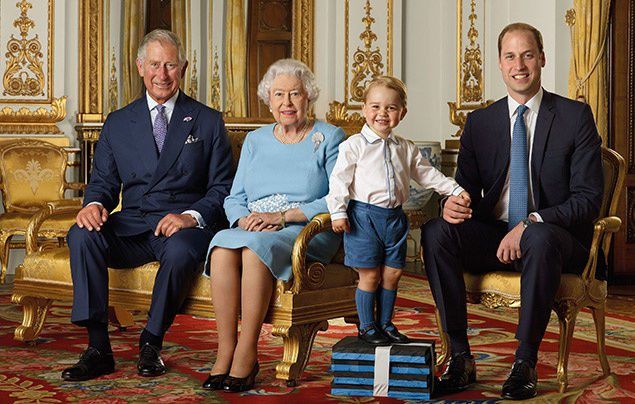 queen-elizabeths ii and prince george